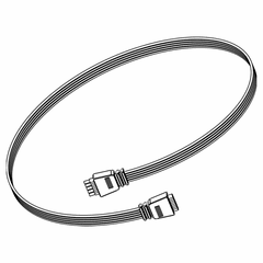 Sea Gull 12" LED Disk Connector Cord - Black - 98644S-12