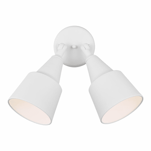 Sea Gull 2-LT Adjustable Swivel Flood Light - White - 8560702-15
