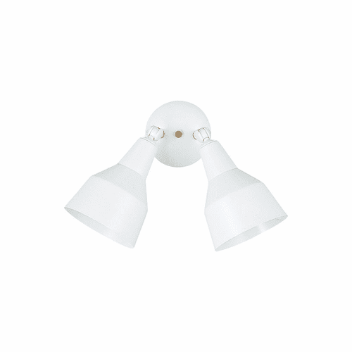 Sea Gull 2-LT Adjustable Swivel Flood Light - White - 8607-15