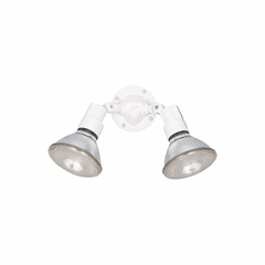 Sea Gull 2-LT Adjustable Swivel Flood Light - White - 8642-15