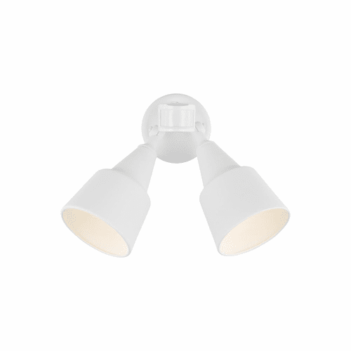 Sea Gull 2-LT Flood Light with Photo and Motion Sensor - White - 8560702PM-15