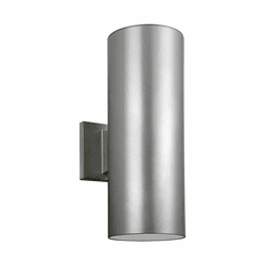 Sea Gull 2-LT Outdoor Wall Lantern - Painted Brushed Nickel - 8313802-753