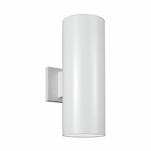 Sea Gull 2-LT Outdoor Wall Lantern - White - 8313802-15
