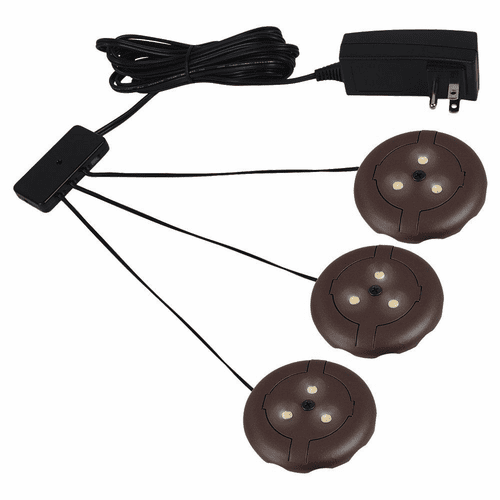 Sea Gull 3-LT LED Disk Kit 2700K - Plated Bronze - 98853SW-787