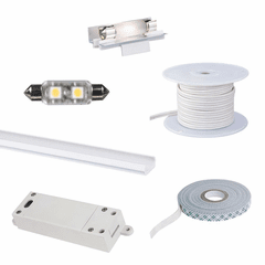 Sea Gull 3000K Lx LED Festoon Kit White - 98695S-15 Sea Gull 3000K Lx LED Festoon Kit White - 98695S-15