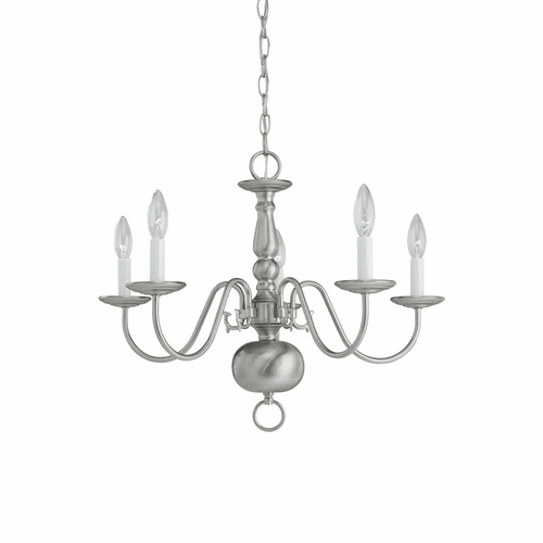 Sea Gull 5-LT Chandelier - Brushed Nickel - 3410-962