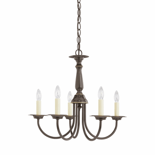 Sea Gull 5-LT Chandelier - Heirloom Bronze - 3916EN-782