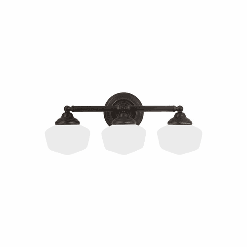 Sea Gull Academy 3-LT Wall/Bath Light - Heirloom Bronze - 44438-782