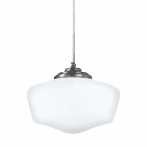 Sea Gull Academy Extra Large 1-LT Pendant - Brushed Nickel - 65439-962