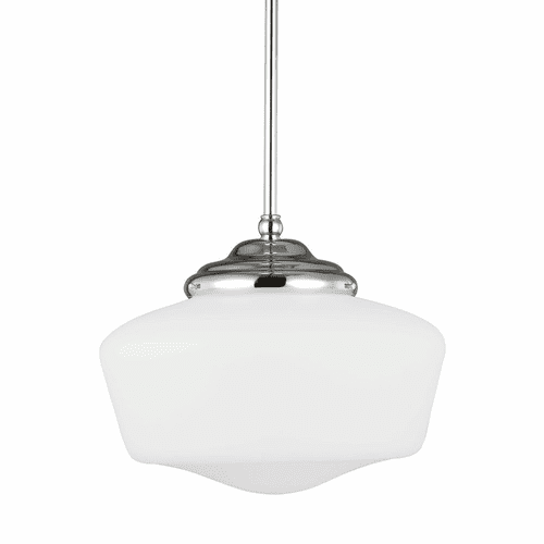 Sea Gull Academy Large 1-LT Pendant - Chrome - 65438-05