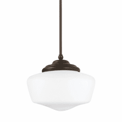 Sea Gull Academy Large 1-LT Pendant - Heirloom Bronze - 65438EN3-782