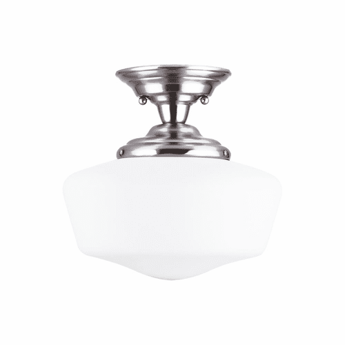 Sea Gull Academy Large 1-LT Semi-Flush Mount - Brushed Nickel - 77437-962