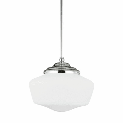 Sea Gull Academy Medium 1-LT Pendant - Chrome - 65437EN3-05