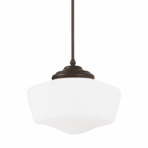 Sea Gull Academy Medium 1-LT Pendant - Heirloom Bronze - 65437-782