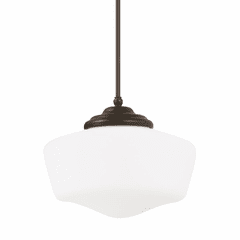 Sea Gull Academy Medium 1-LT Pendant - Heirloom Bronze - 65437-782 Sea Gull Academy Medium 1-LT Pendant - Heirloom Bronze - 65437-782