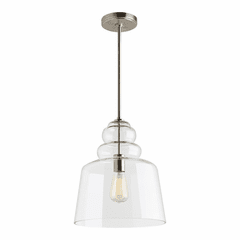 Sea Gull Agatha One Light Pendant - Brushed Nickel - 6513501-962