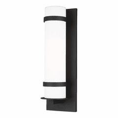 Sea Gull Alban Large 1-LT Outdoor Barn Light Wall Lantern - Black - 8718301-12 Sea Gull Alban Large 1-LT Outdoor Barn Light Wall Lantern - Black - 8718301-12