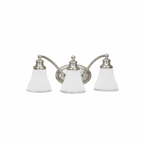 Sea Gull Alexandria 3-LT Wall/Bath Light - Two Tone Nickel - 40011EN3-773