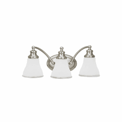 Sea Gull Alexandria 3-LT Wall/Bath Light - Two Tone Nickel - 40011EN3-773