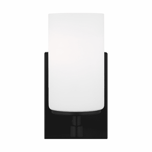 Sea Gull Alturas 1-LT Wall / Bath Sconce - Midnight Black - 4124601-112