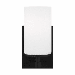 Sea Gull Alturas 1-LT Wall / Bath Sconce - Midnight Black - 4124601-112