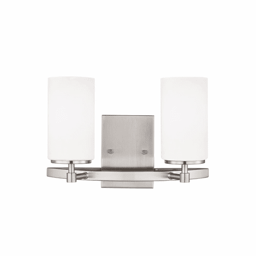 Sea Gull Alturas 2-LT Wall/Bath Light - Brushed Nickel - 4424602-962