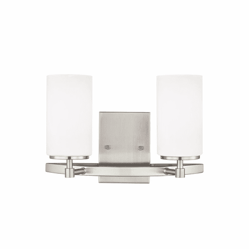 Sea Gull Alturas 2-LT Wall/Bath Light - Brushed Nickel - 4424602EN3-962