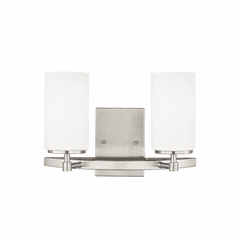 Sea Gull Alturas 2-LT Wall/Bath Light - Brushed Nickel - 4424602EN3-962