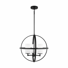 Sea Gull Alturas 3-LT Bath Vanity - Midnight Black - 3124603-112