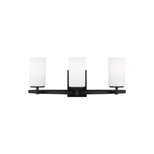 Sea Gull Alturas 3-LT Bath Vanity - Midnight Black - 4424603EN3-112