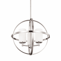 Sea Gull Alturas 3-LT Chandelier - Brushed Nickel - 3124603-962