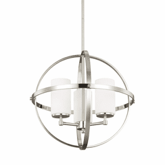Sea Gull Alturas 3-LT Chandelier - Brushed Nickel - 3124603EN3-962