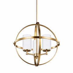 Sea Gull Alturas 3-LT Chandelier - Satin Bronze - 3124603-848