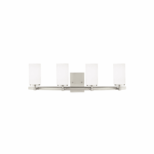 Sea Gull Alturas 4-LT Wall/Bath Light - Brushed Nickel - 4424604EN3-962