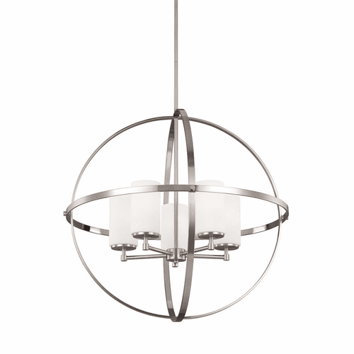 Sea Gull Alturas 5-LT Chandelier - Brushed Nickel - 3124605-962