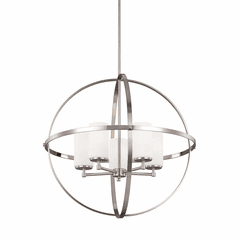 Sea Gull Alturas 5-LT Chandelier - Brushed Nickel - 3124605-962