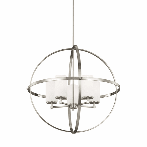 Sea Gull Alturas 5-LT Chandelier - Brushed Nickel - 3124605EN3-962