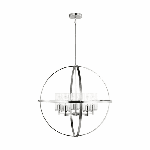 Sea Gull Alturas 5-LT Chandelier - Brushed Nickel - 3124675-962