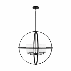 Sea Gull Alturas 5-LT Chandelier - Midnight Black - 3124605-112