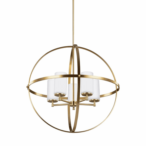 Sea Gull Alturas 5-LT Chandelier - Satin Bronze - 3124605-848