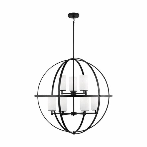 Sea Gull Alturas 9-LT Chandelier - Midnight Black - 3124609-112