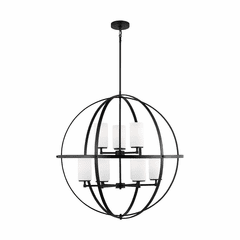 Sea Gull Alturas 9-LT Chandelier - Midnight Black - 3124609EN3-112