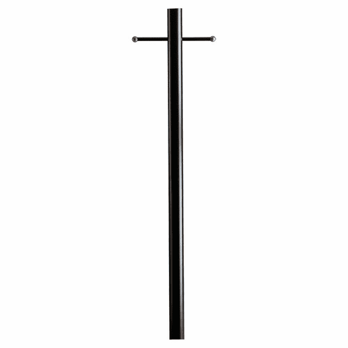 Sea Gull Aluminum Post with Ladder Rest and Photo Cell - Black - 8114-12