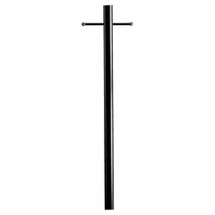 Sea Gull Aluminum Post with Ladder Rest and Photo Cell - Black - 8114-12 Sea Gull Aluminum Post with Ladder Rest and Photo Cell - Black - 8114-12