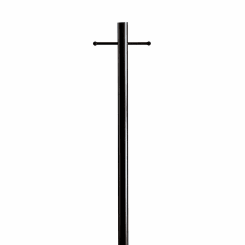 Sea Gull Aluminum Post with Ladder Rest - Black - 8105-12
