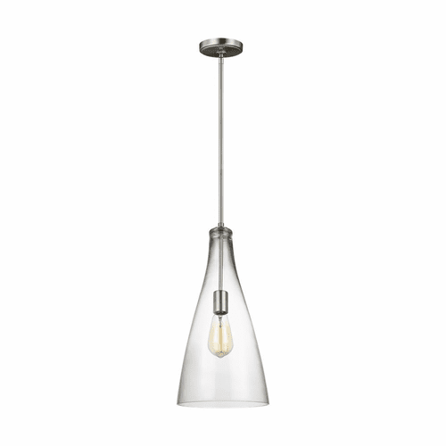 Sea Gull Arilda 1-LT Pendant - Brushed Nickel - 6537001-962
