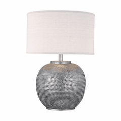 Sea Gull Bainbridge 1-LT Pewter Table Lamp - Weathered Pewter - 2201321