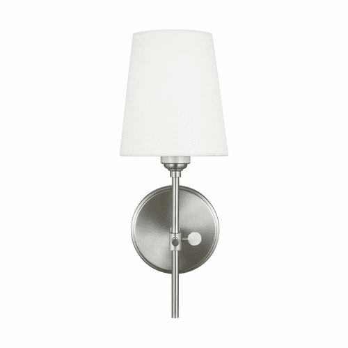 Sea Gull Baker 1-LT Wall Sconce - Brushed Nickel - 4187201-962
