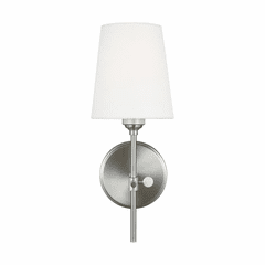 Sea Gull Baker 1-LT Wall Sconce - Brushed Nickel - 4187201-962