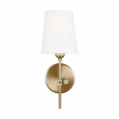 Sea Gull Baker 1-LT Wall Sconce - Satin Brass - 4187201-848